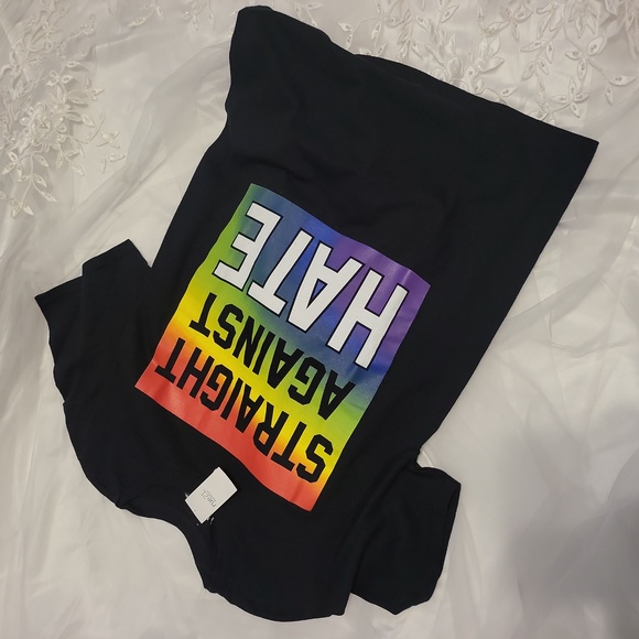 Straight Against Hate Tee Shirt - Picture 4 of 4